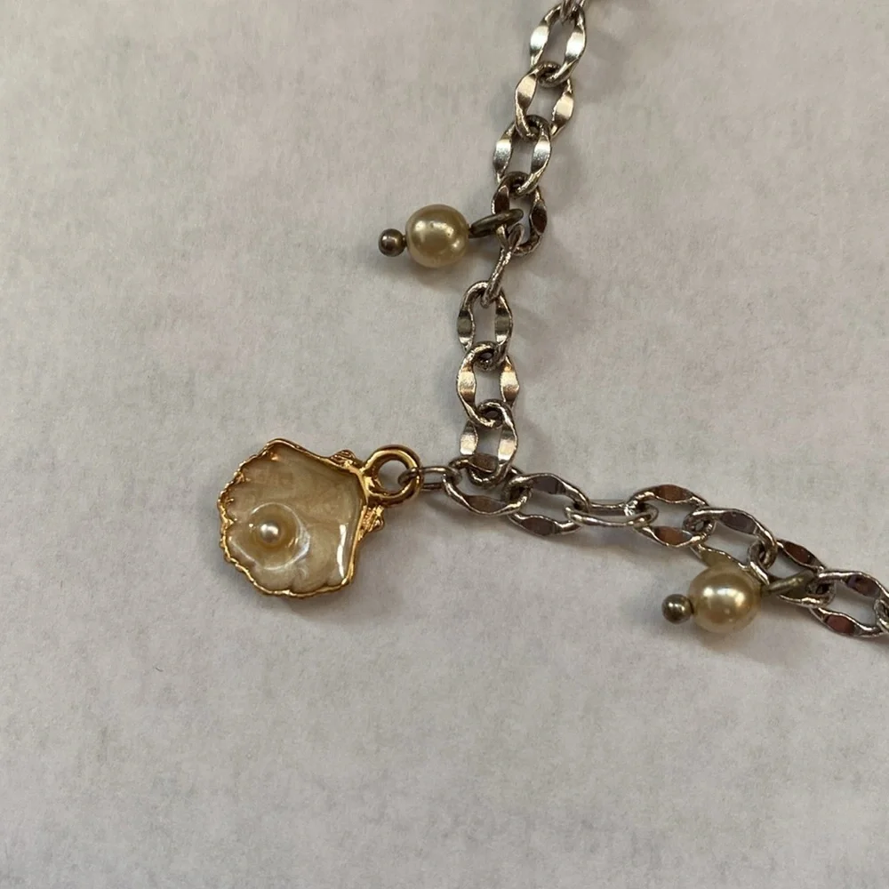 Brighton‎ Cape Cod silver and gold charm anklet